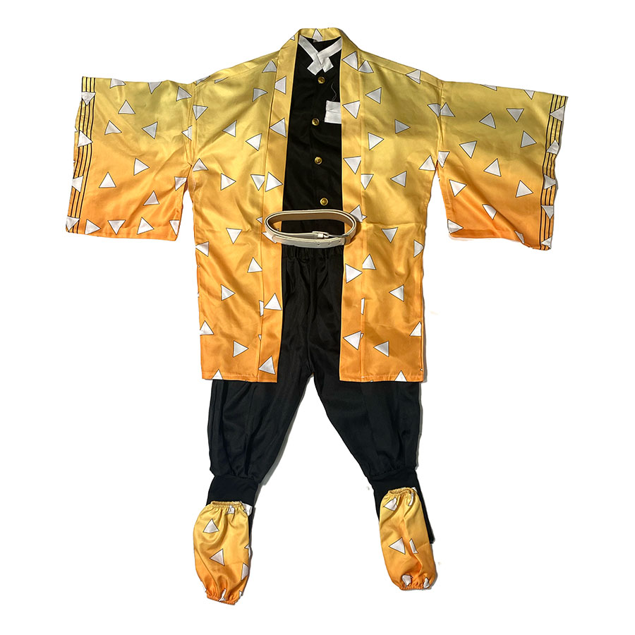 Demon Slayer cosplay wear: Kimetsu no Yaiba Zenitsu Agatsuma