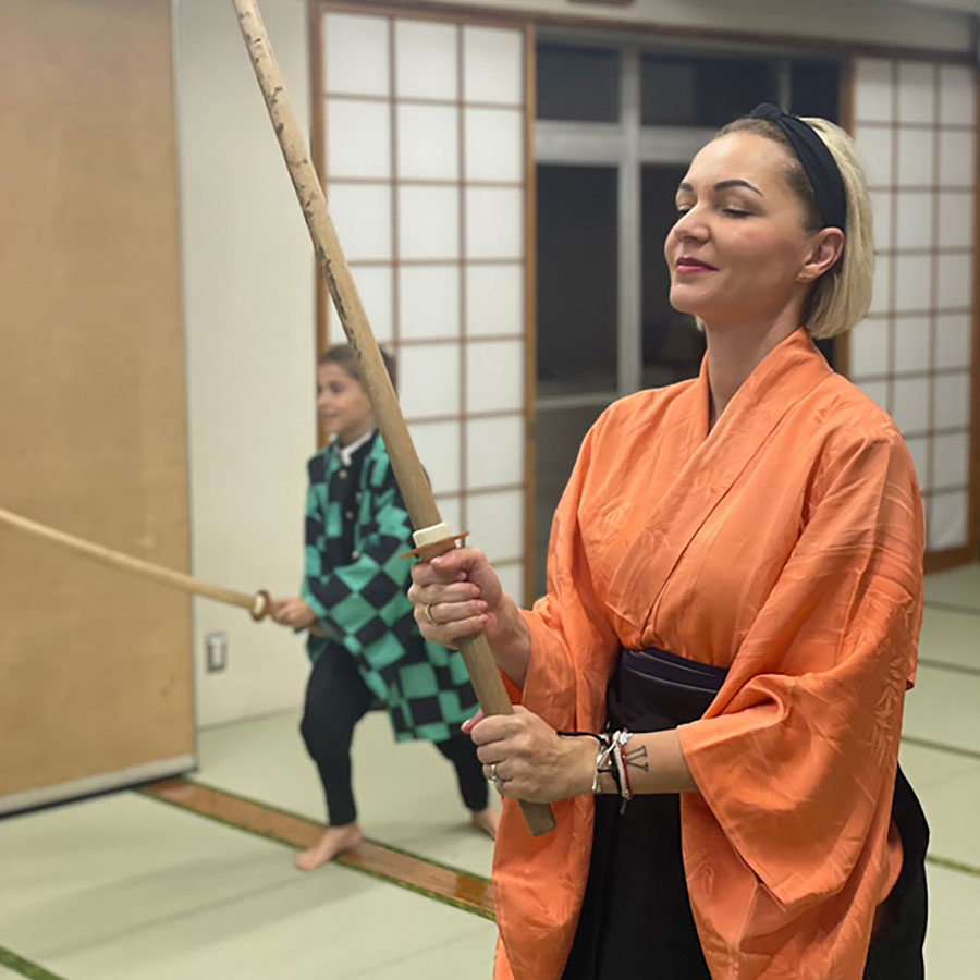 Samurai experience enjoyable for female travelers as well