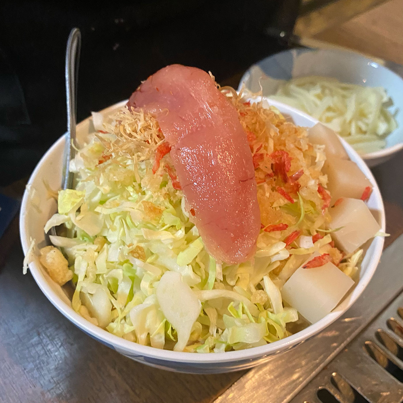 The Mentaiko, Mochi & Cheese monjayaki