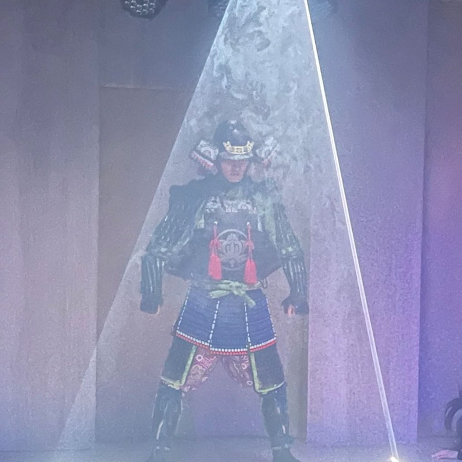 samurai action show in Asakusa