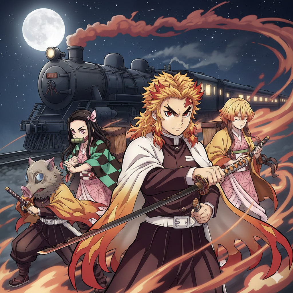 Kimetsu no Yaiba – Demon Slayer, Mugen Train Arc. by KATANAYA ICHI