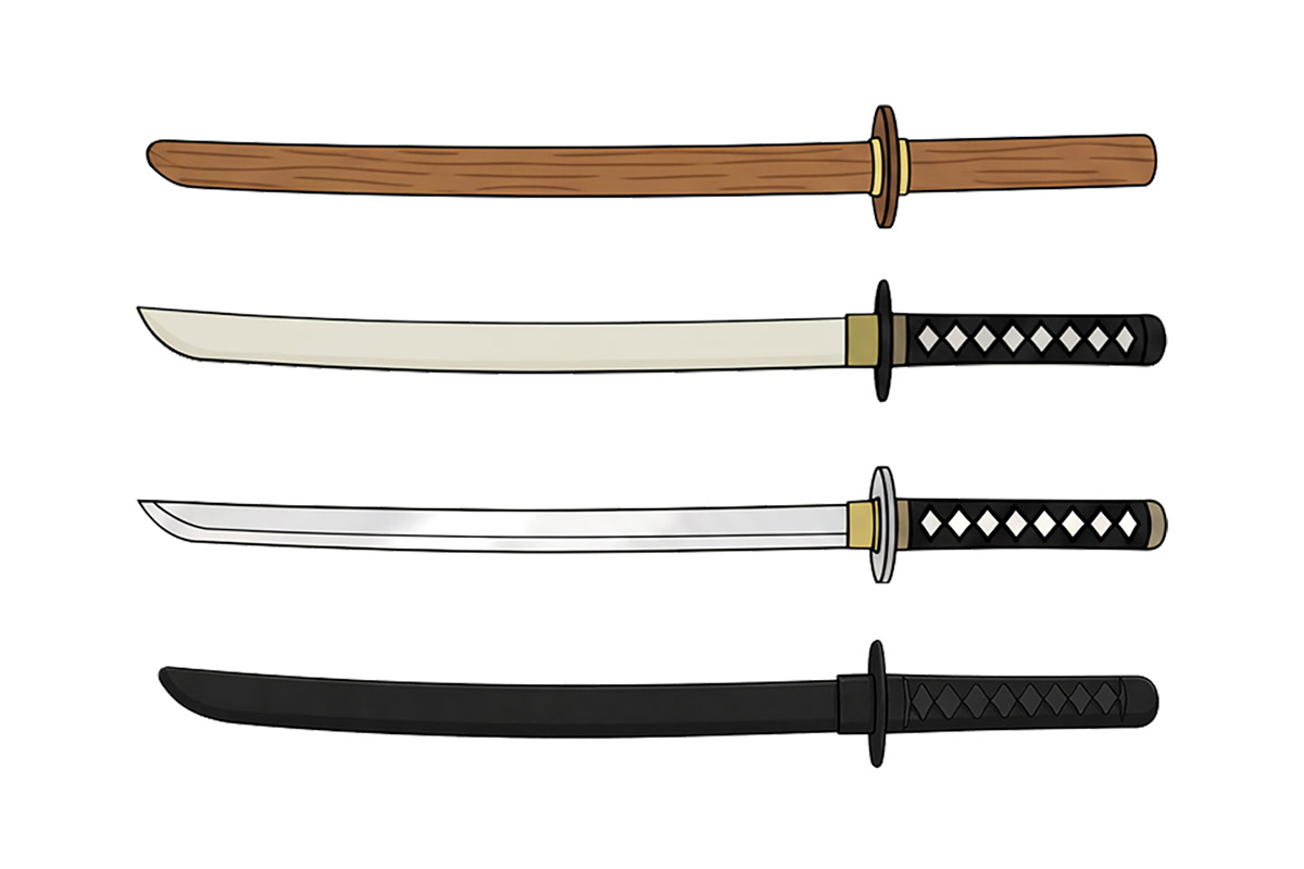 Types of Training Swords Used in the Samurai Experience