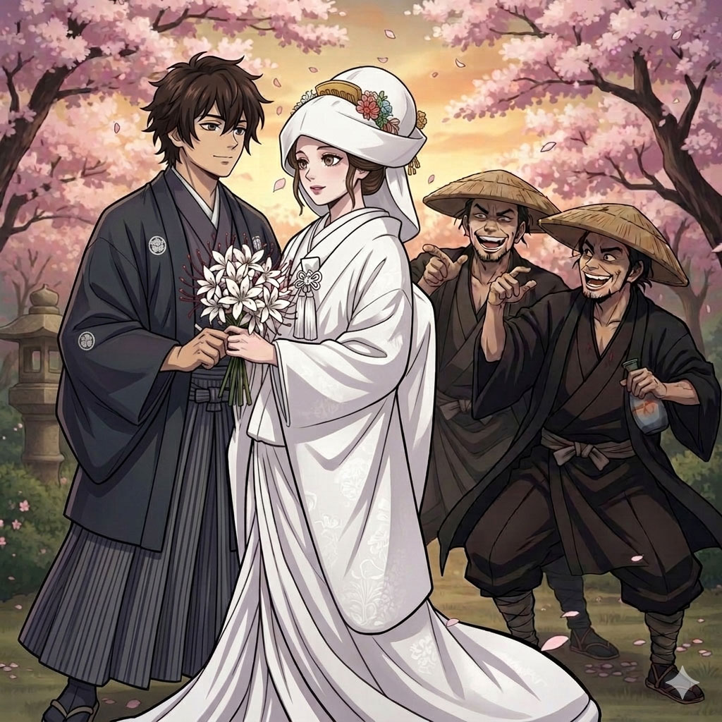 Wedding Surprise Performance – The Groom Becomes a Samurai