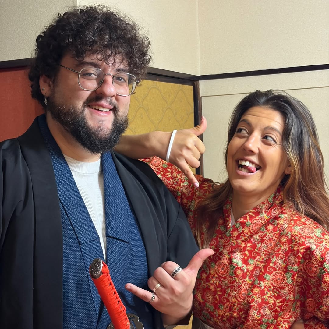 Samurai Cosplay Family