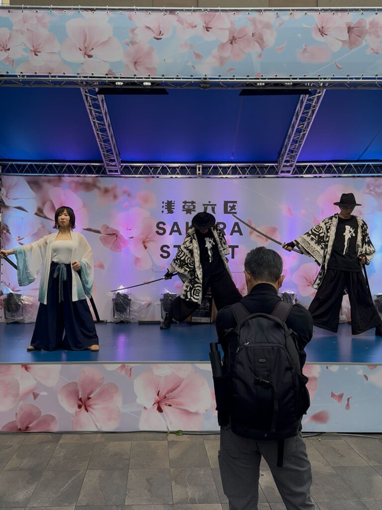 Samurai Gomi Cleanup Performance