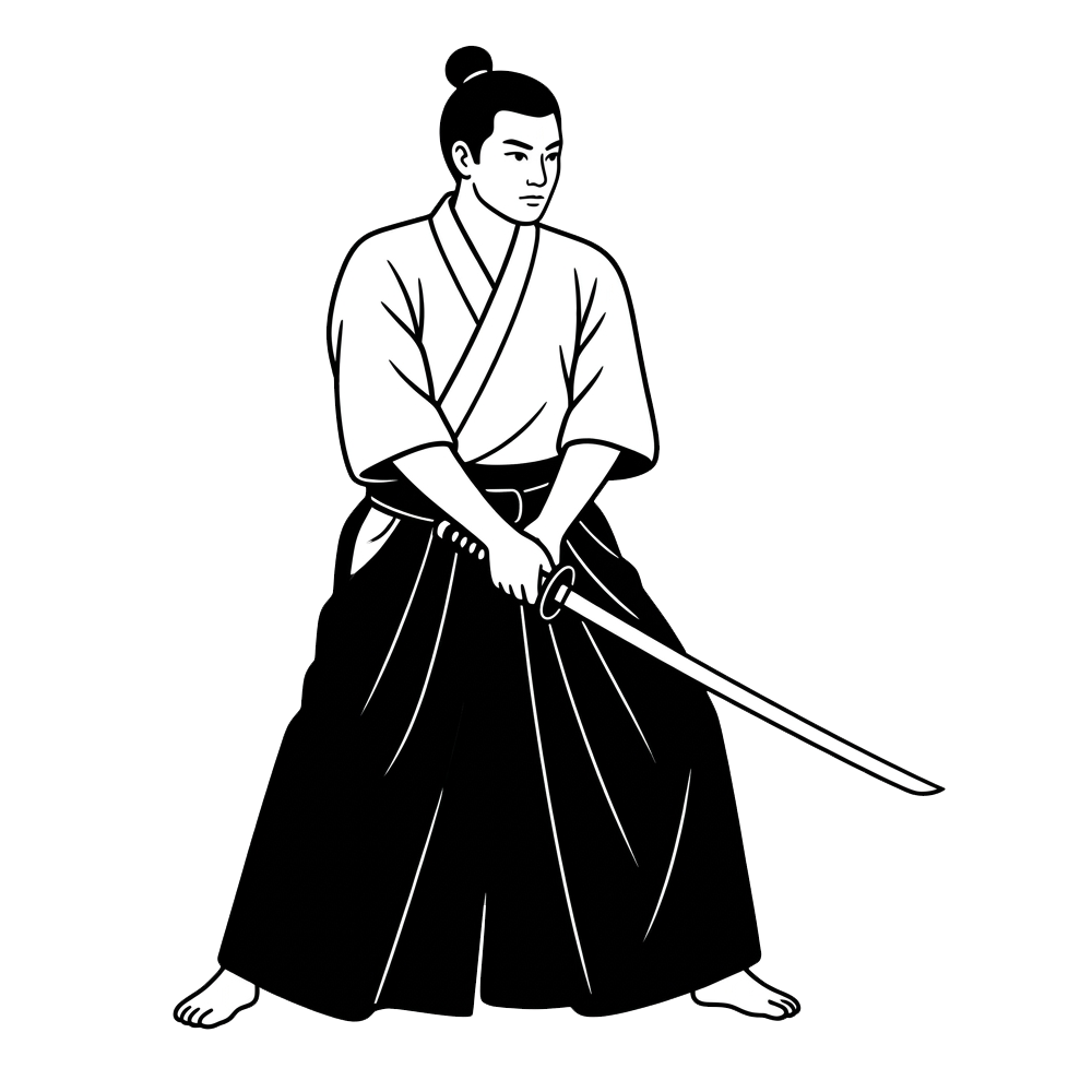 Gedan-no-kamae Water Stance