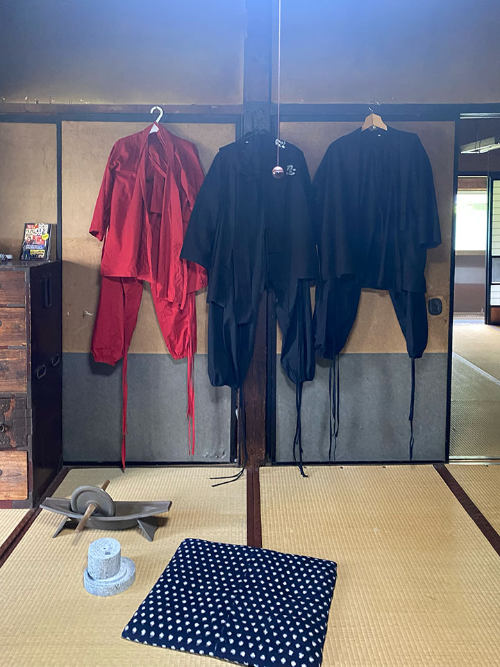 ninja red outfit